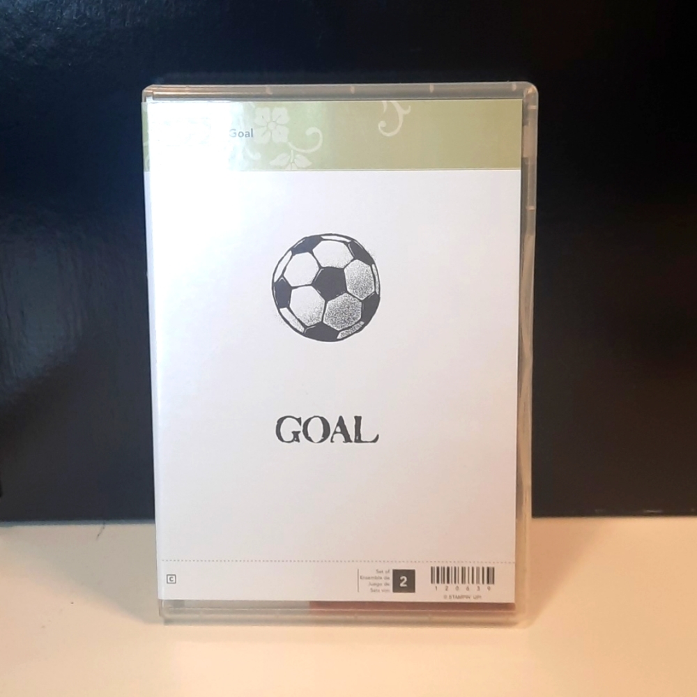 Goal soccer ⚽️ NEW Rubber cling stamp set